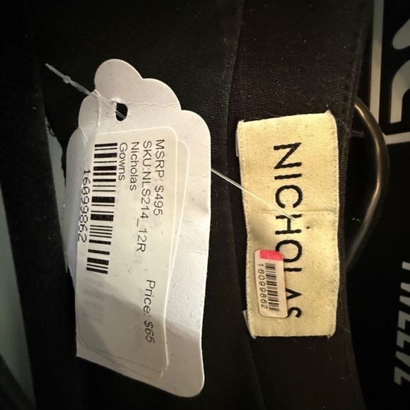 Preloved Rent the Runway Nicolas Black Formal Size 12 Backless Dress - Picture 5 of 5